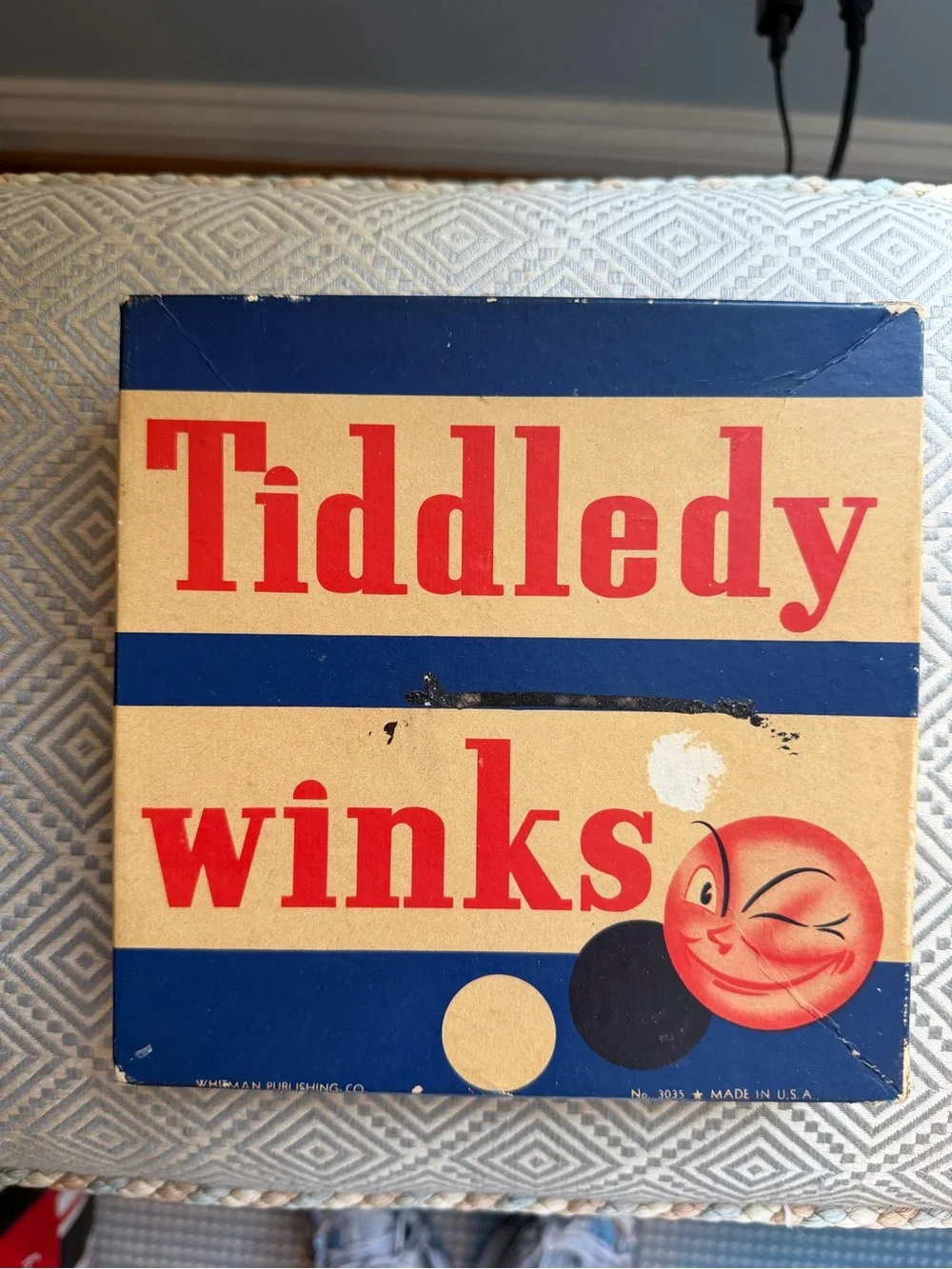 VTG Tiddledy  Winks Classic Game - Blue and Red Box